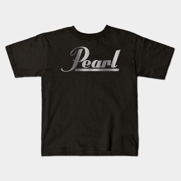 PEARL DRUMS Kids T-Shirt by Kurasaki